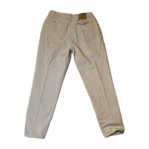 Vintage Y2K Mom Jeans Jordache Pants Womens 15/16 Beige Flare Bootcut